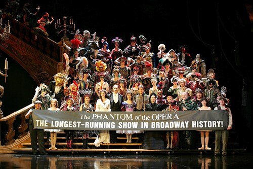 Phantom of the Opera Longest Running Show Banner