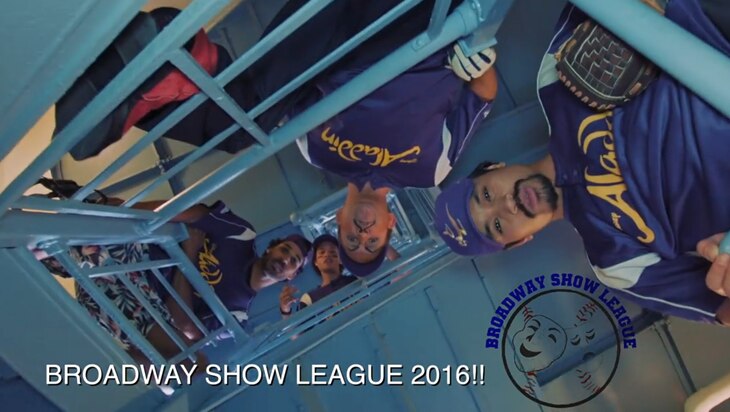 Video: Aladdin Beats Hamilton at Broadway League Softball Game