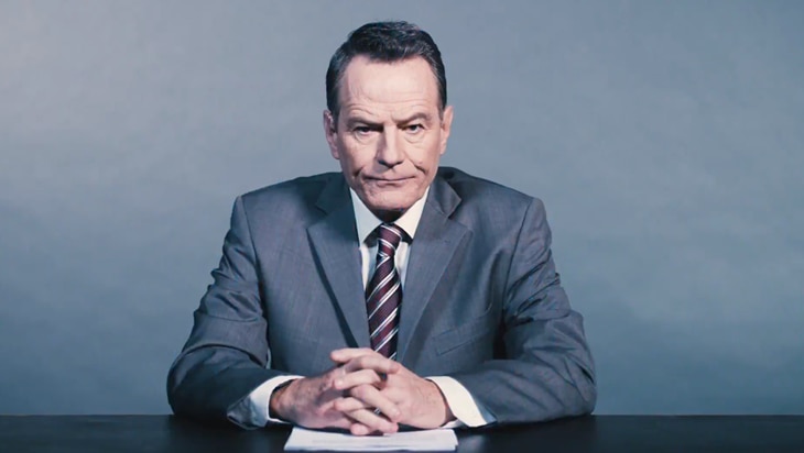 Video: Get A Glimpse Of Bryan Cranston's Electric Performance In Network