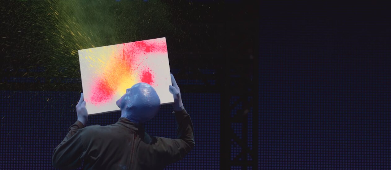Video: Unmaking the Mess at Blue Man Group