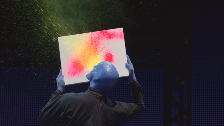 Video: Unmaking the Mess at Blue Man Group