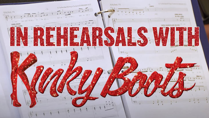 Video: In Rehearsals with Kinky Boots