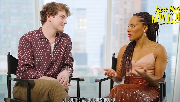 Video: Introducing Colton Ryan and Anna Uzele - New York, New York: A New Musical