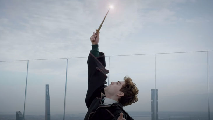 Video: Harry Potter Wand Dance at Edge NYC