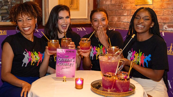 Check Out the Queens of SIX Sipping on Bond 45's New 'Queens' Cup' Cocktail