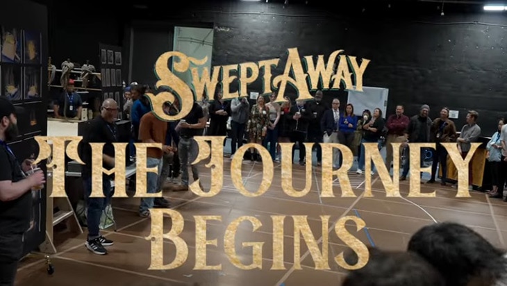 Video: First Day of Rehearsals at Swept Away