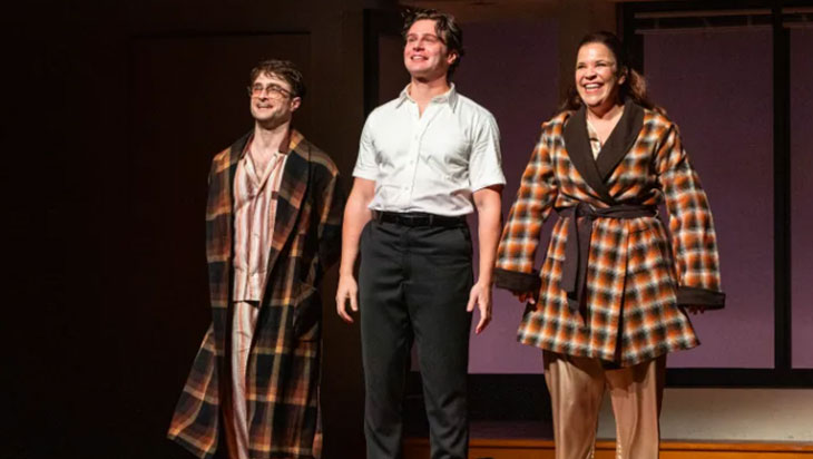 Daniel Radcliffe, Lindsay Mendez, and Jonathan Groff Open Merrily We Roll Along on Broadway