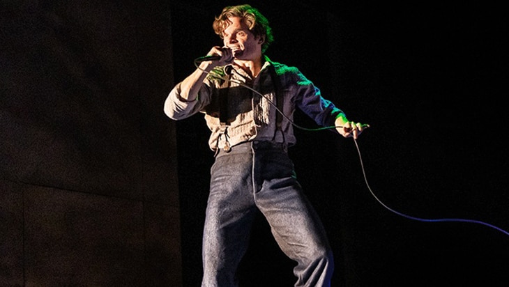 Andrew Durand, Broadway's Dead Outlaw, Is Dressed to Kill on Opening Night