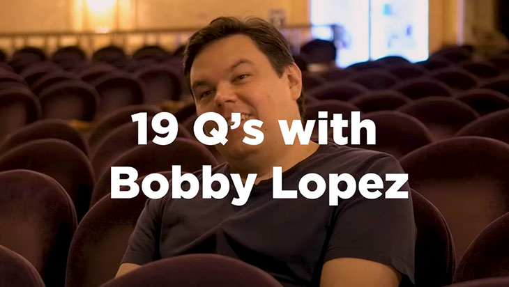 Video: 19 Questions With The Book of Mormon's Bobby Lopez