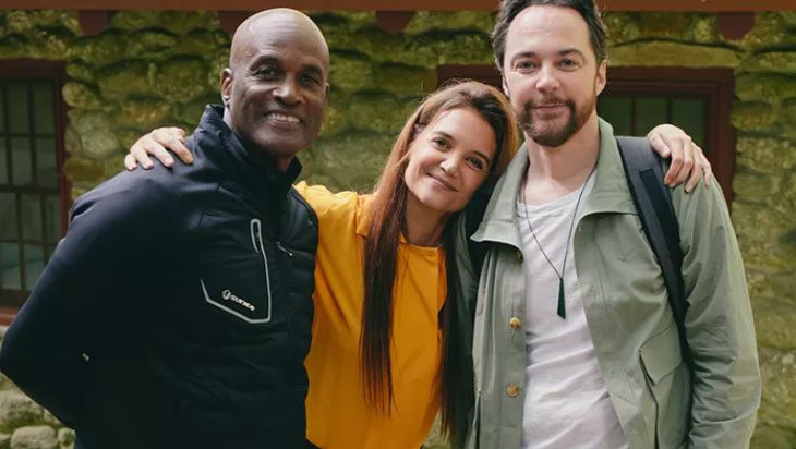 Jim Parsons, Katie Holmes and Cast of Broadway's Our Town Visit N.H. Locale Where Thornton Wilder Penned Play