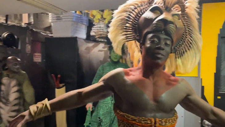 Video: Backstage at The Lion King