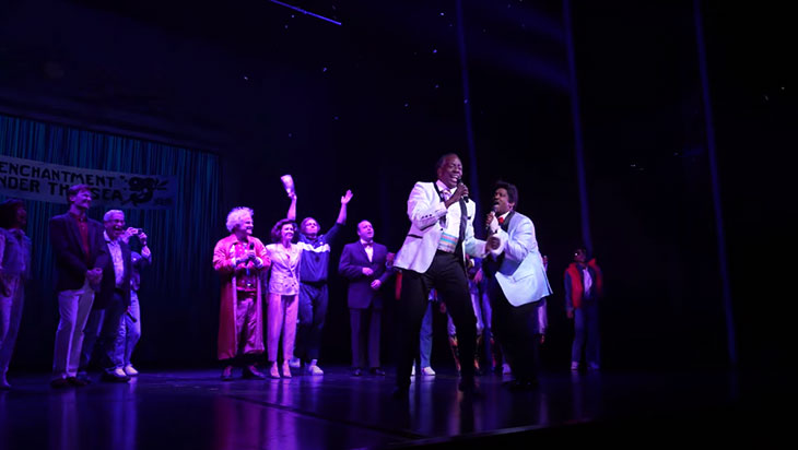 Video: Harry Waters Jr. From Back to the Future Joins the Musical Cast for “Earth Angel”