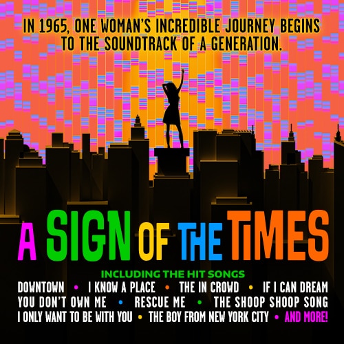 Sign of the Times Off Broadway Musical Tickets and Group Sales Discounts