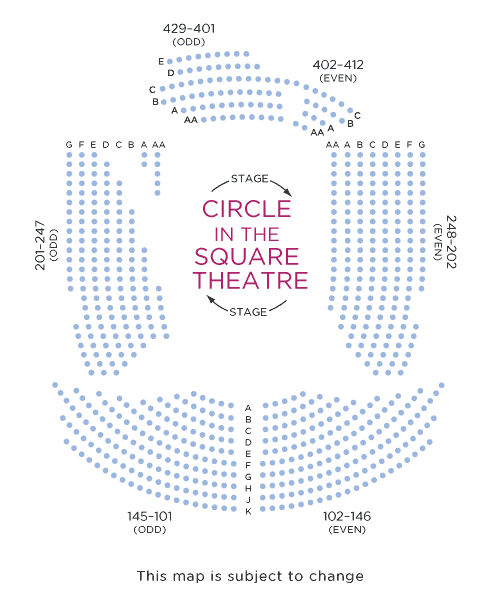 Circle In The Square Theatre Seating Chart