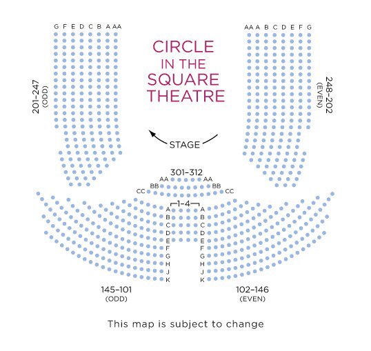 Circle in the Square Seating Chart KPOP