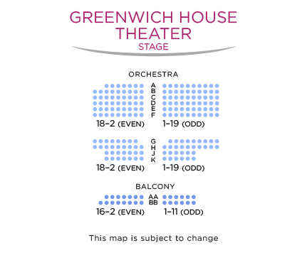 Greenwich House Theater Seating Chart