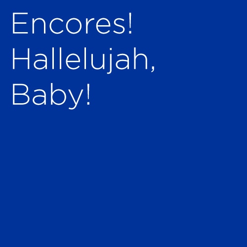 Hallelujah Baby City Center Encores Group Sales Tickets