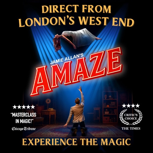 Jamie Allan's Amaze Tickets | Broadway Inbound