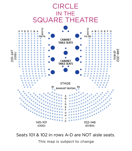 Circle in the Square Seating Chart Just in Time