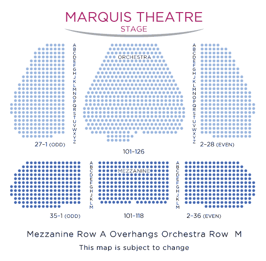 Friedman Theater Nyc Seating Chart