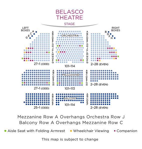 Maybe Happy Ending Broadway Seating Chart