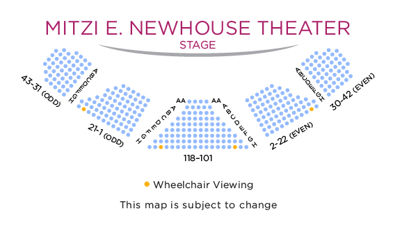 Mitzi Newhouse Theater Lincoln Center Off Broadway Seating Chart
