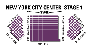 New York City Center - Stage I Seating Chart