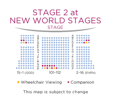 Gazillion Bubble Show Seating Chart