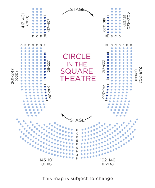 Circle In The Square Seating Chart
