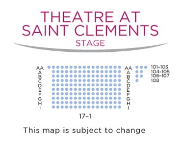 The Theatre at Saint Clements Seating Chart